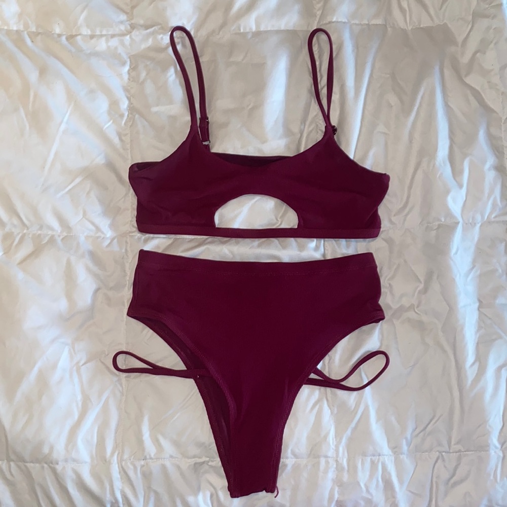 Creature of XIX - Ribbed Plum Set - Medium